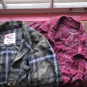 Two comfy flannels!